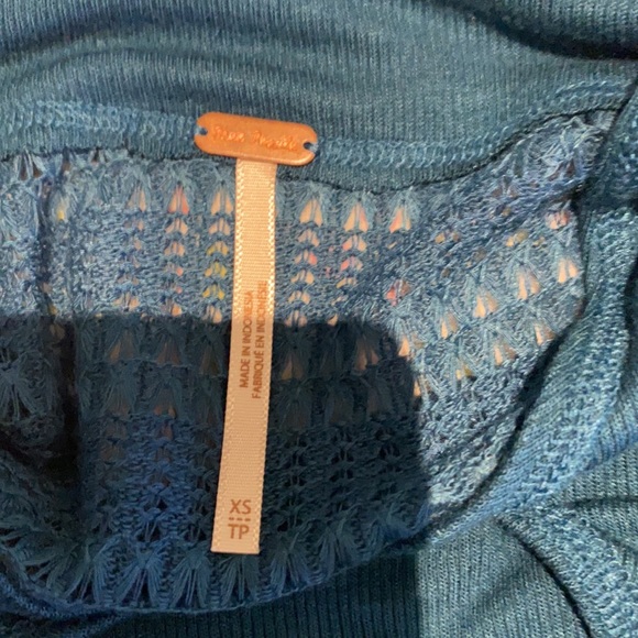 *Free People Sistine Hacci Cold Shoulder Top- O-4 - Picture 7 of 7